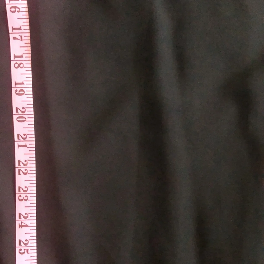 Vintage Black Chiffon Pleated Lined Pull-on Skirt Size 12 - Picture 12 of 13
